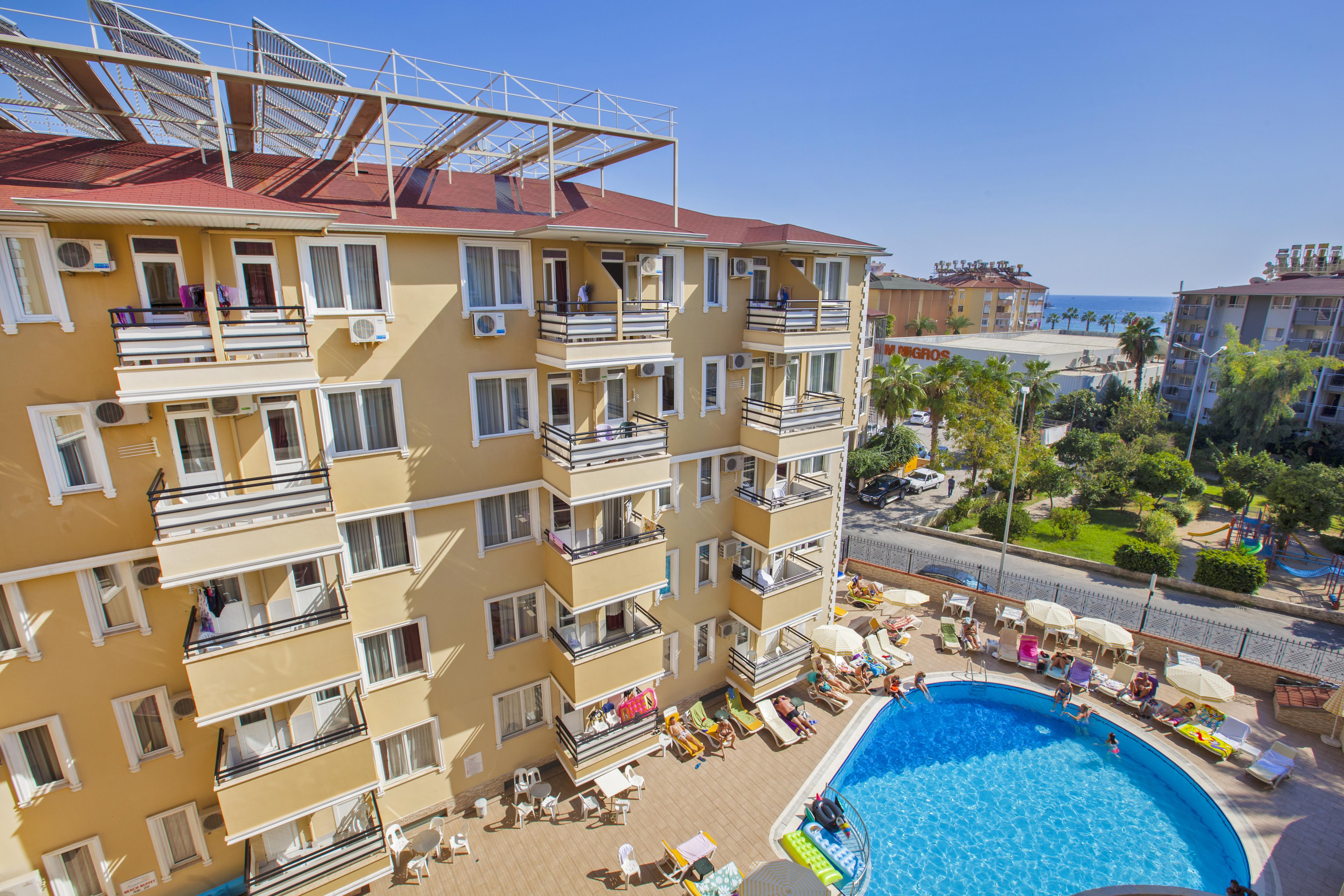 Kleopatra Aydin Hotel Alanya Exterior foto